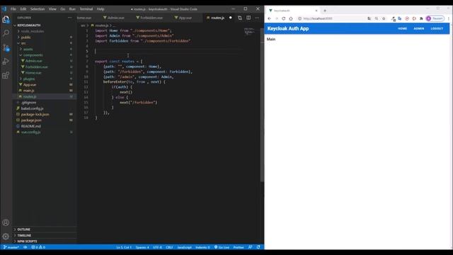Role/Identity Based Access Management mit VueJS #3 Routes mit VueRouter смотреть онлайн