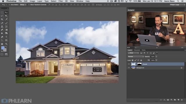 How to Add Clouds to a Sky in Photoshop смотреть онлайн