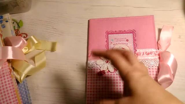Скрапбукинг - обзор папочки свидетельства о рождении... и чем ещё занимаюсь... смотреть онлайн