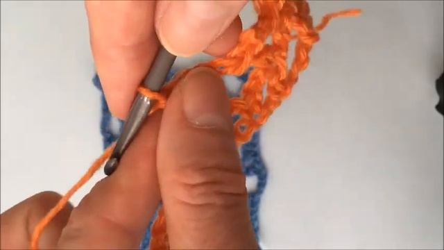 Вязание для начинающих. Скрученная сетка. Ажур крючком. смотреть онлайн