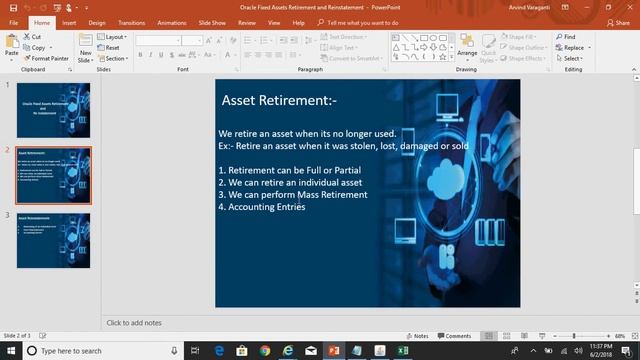 Oracle FA Retirement and Reinstatement смотреть онлайн