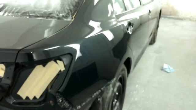 2014 Toyota Camry painted with devilbiss tekna смотреть онлайн