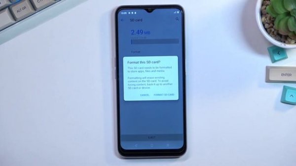 How to Format SD Card on REALME C31 // Erasing Data from Memory Card
