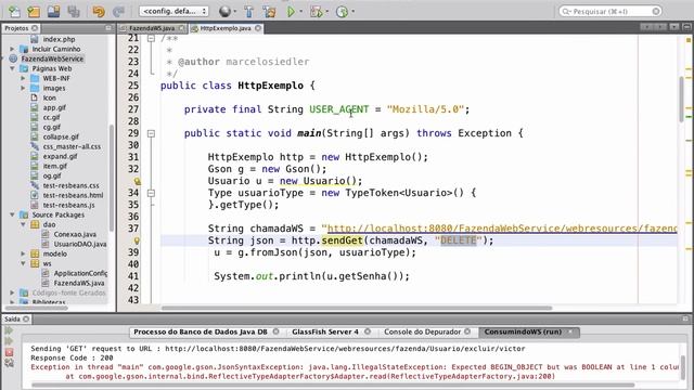 WebServices REST:JAVA - métodos GET, POST, PUT e DELETE смотреть онлайн