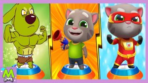 Говорящий Том в Играх-Бегалках.Погоня Крутых Томов.Кто Быстрее