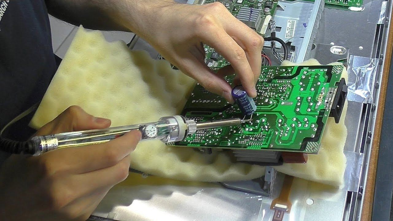 Продолжение ремонта. Монитор Samsung SyncMaster 244T (мигает подсветка) смотреть онлайн