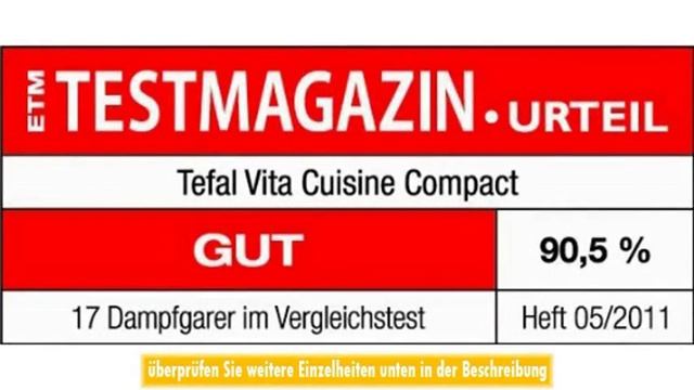 Tefal VS4003 Dampfgarer VitaCuisine Compact 1800 W смотреть онлайн