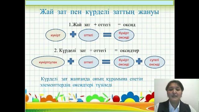 жану үдерісі, 7 сынып, химия смотреть онлайн