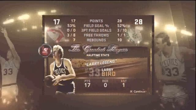 NBA 2K12 Greatest Mode - Larry Bird смотреть онлайн