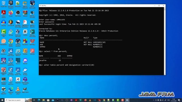 ORA-01758: table must be empty to add mandatory (NOT NULL) column - Oracle Database 12c Error Msg смотреть онлайн