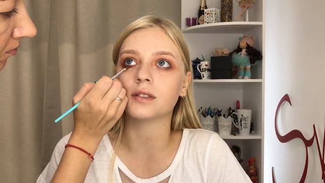 Макияж в тёплой цветовой гамме смотреть онлайн