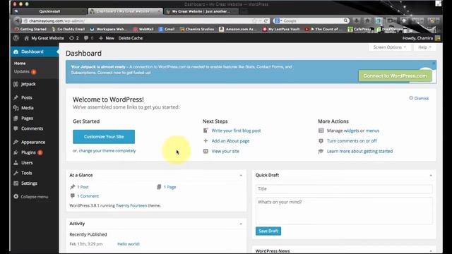 Video 4: How to Log into Wordpress смотреть онлайн