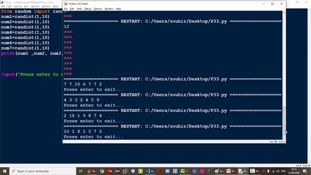 18- Random string, int Python Darija смотреть онлайн