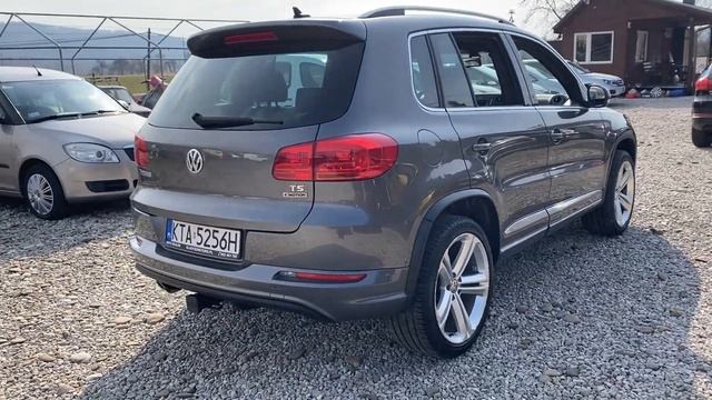 Volkswagen Tiguan R Line 2,0 TSI 200 KM automat 4Motion skóra alufelgi 19 hak смотреть онлайн