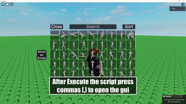 [FE] | Free Roblox Emote Script | EVERYSINGLE EMOTE IN ROBLOX SCRIPT