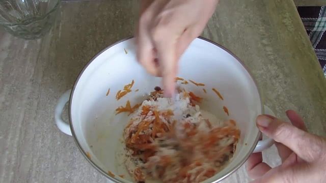 Тыквенные оладьи с изюмом. смотреть онлайн