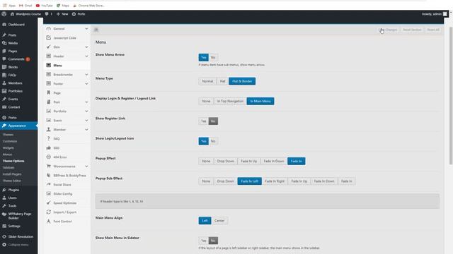 Menu and Footer customization in WordPress | Porto theme options | #17 смотреть онлайн