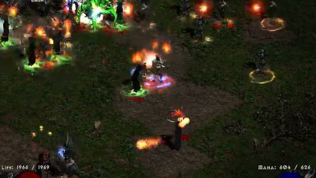 Diablo 2 - Necromancer Summoner vs. Uber Tristam (Gameplay) смотреть онлайн
