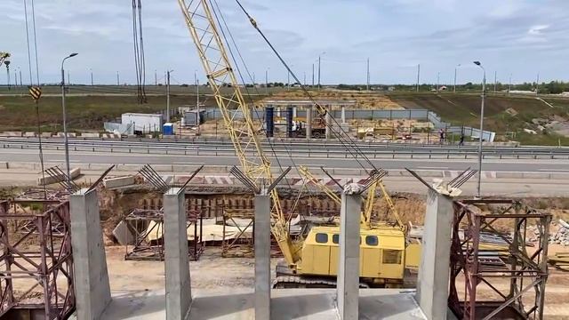 Строительство транспортной развязки у нового аэропорта г.Симферополя "Крымская волна" 01.06.2020 смотреть онлайн