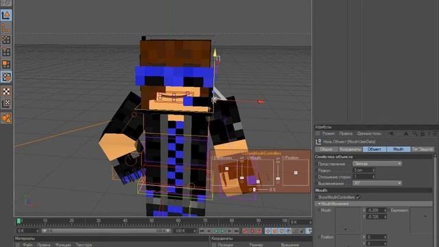 Обзор (Гайд по Cinema 4D) Как сделать 3D картинку майнкрафт смотреть онлайн