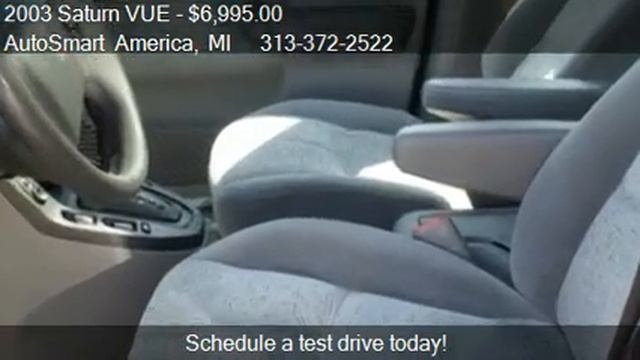 2003 Saturn VUE FWD V6 - for sale in Detroit, MI 48205 смотреть онлайн