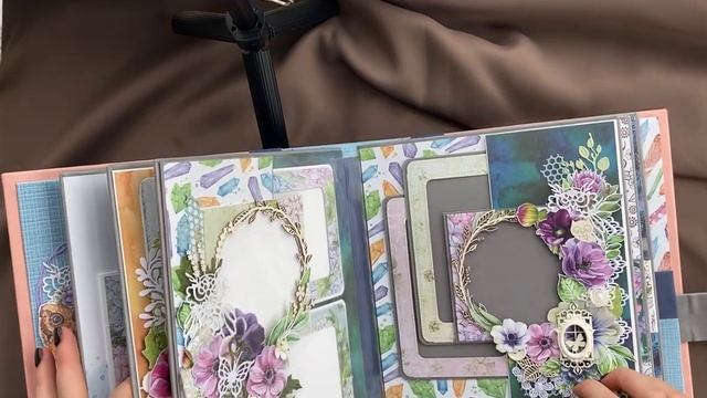 Цветочный, летний скрапальбом. смотреть онлайн