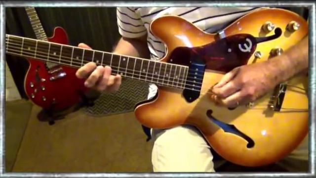 CASINO EPIPHONE 1961 royal tan 50th anniversary Impro Jazzy gaucher Jean-Luc LACHENAUD.wmv смотреть онлайн