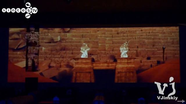Видео Маппинг в Клуб ресторан ФАРАОН 8 марта 2013г смотреть онлайн
