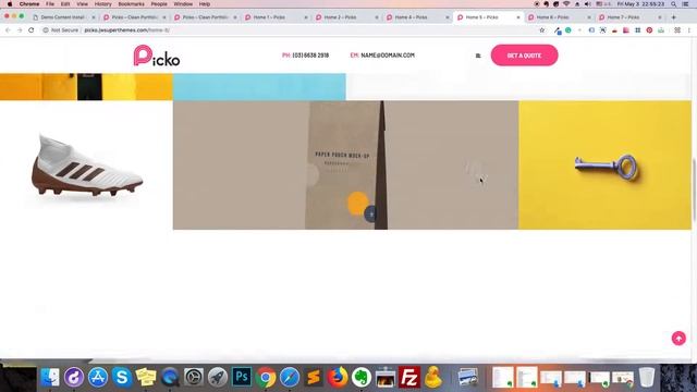 1-Click import demo data - Clean Portfolio & Multipurpose WordPress Theme смотреть онлайн