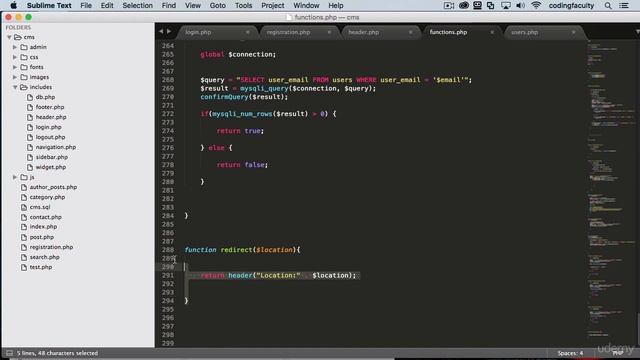 3 Duplicate email function - NEW REGISTRATION SYSTEM - PHP COURSE CMS PROJECT смотреть онлайн
