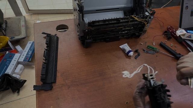 HP LaserJet P1102 Printer | Disassembly Guide | Fuser Sleeve Replacement