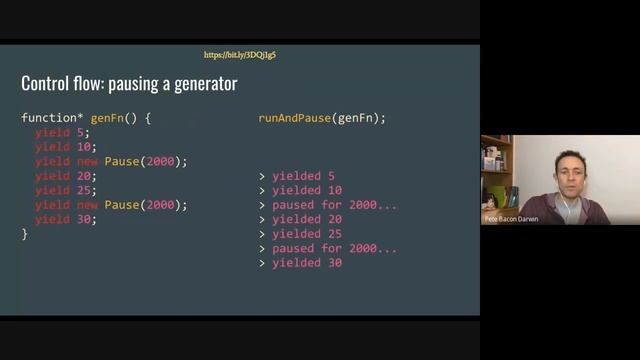 JavaScript - Generators w/ Pete Bacon Darwin смотреть онлайн