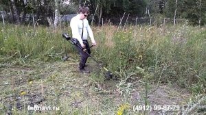 Электрический триммер HUTER GET-1700B. Процесс работы и обзор.