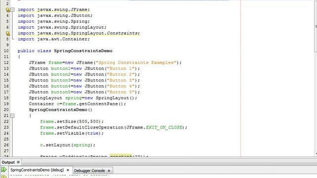 Java Programming Tutorial -SpringLayout.Constraints-10- public void setHeight(Spring height) смотреть онлайн