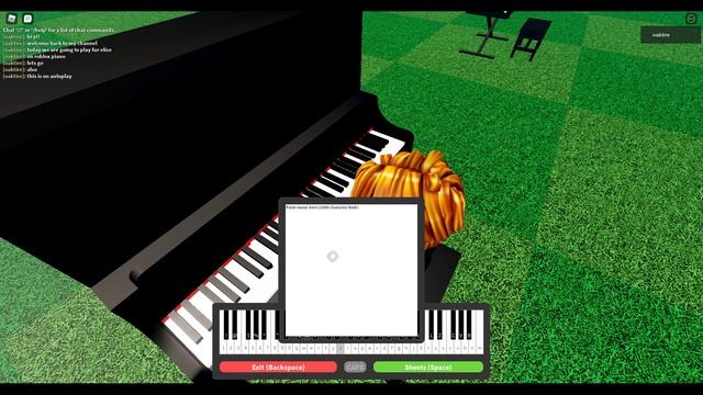 Roblox Fur Elise Piano Sheet смотреть онлайн