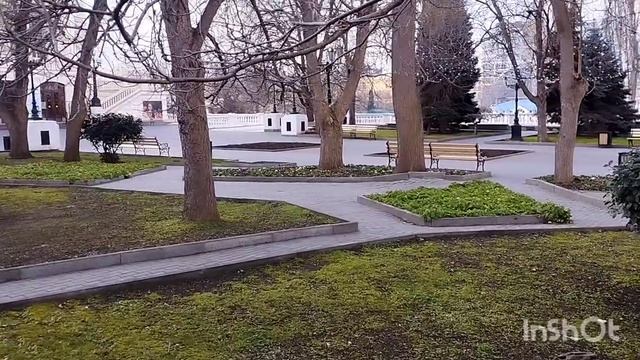 Севастополь. Февраль. Прогулка по центру. Людей нет смотреть онлайн