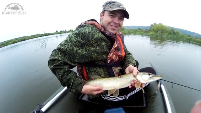 Щука в "Дубках". Спиннинг GAD Gancho. Kamfish смотреть онлайн