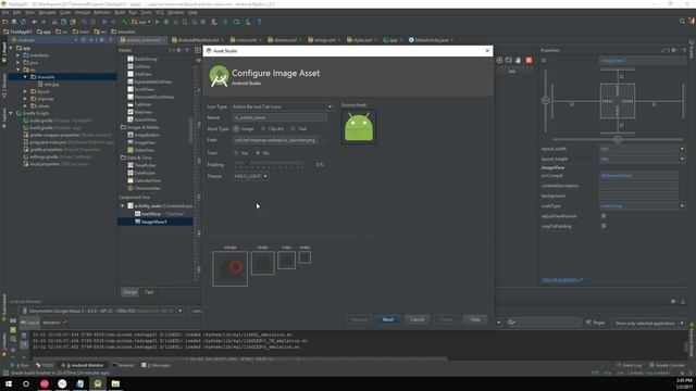 JAVA/ANDROID : Drawable Folder + Image & Vector Assets смотреть онлайн