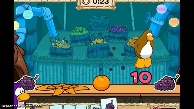 Club Penguin Fruit Smoothie Game 2012 смотреть онлайн