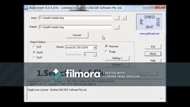 How to change DWF to DWG смотреть онлайн