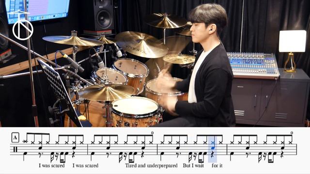 Coldplay - In My Place Drum Cover,Drum Sheet,Score,Tutorial.Lesson смотреть онлайн