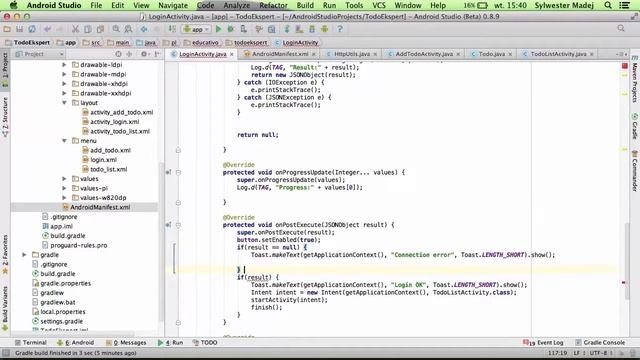 003 Parsing data using JSONObject смотреть онлайн