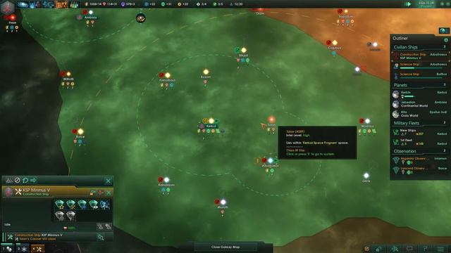 Controlling the Galactic Center, Kerbal Space Program Mod for Stellaris, Part 5 смотреть онлайн
