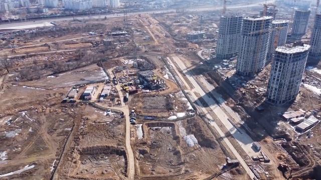 Облет Avia Mall и МФЦ. 19.03.22 смотреть онлайн