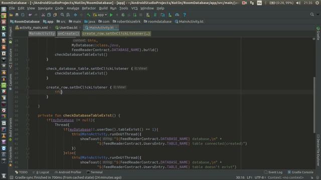 Android Kotlin Usage Tutorial #105 - Room - Create row смотреть онлайн