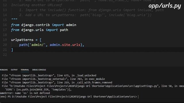 Python Django URL Shortener - Creating A Basic Hello World HTML Page (PT. 3) смотреть онлайн