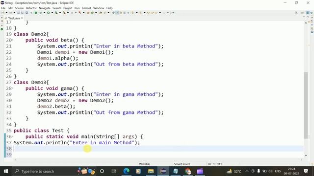 exception generating in multiple method || part 6 || Shyam Sundar смотреть онлайн