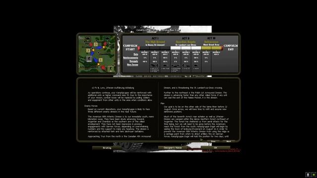 Campaign Briefing - German Kampfgruppe Engel Campaign 1 - Combat Mission Battle for Normandy смотреть онлайн