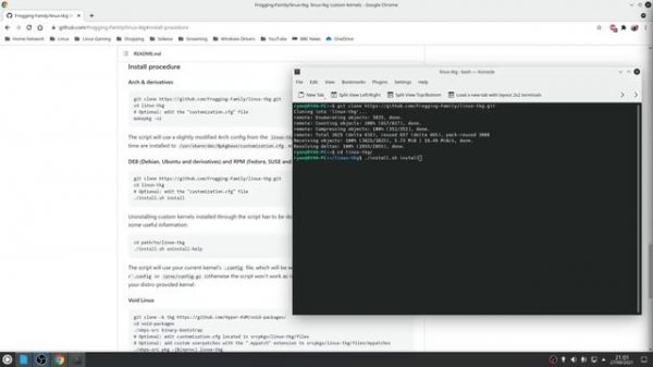 "Linux-TKG Custom Kernel: Step-by-Step Installation and Usage Guide"