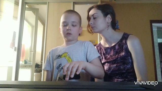 Учимся и играем на пианино с Даней. Королькова И.С., "Крохе-музыканту", нотка До, "Андрей-воробей". смотреть онлайн